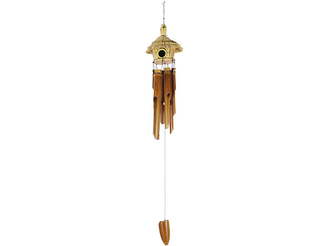 BAMBOO 6 TUBE HUT FEEDER WC QTY 2