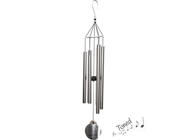 91CM SILVER TUNED WINDCHIME