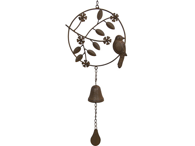 69CM CAST IRON BIRD  QTY 2