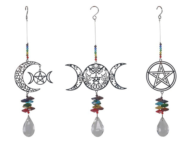 21CM CRYSTAL LASERCUT SUNCATCHER QTY 12