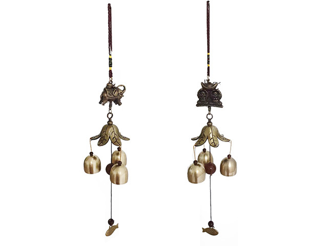 WINDCHIME 3 BRONZE BELLS 2ASST