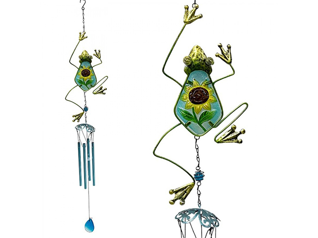 91CM METAL FROG WINDCHIME