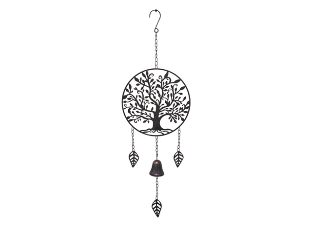 67CM METAL TREE OF LIFE W/BELL QTY 2