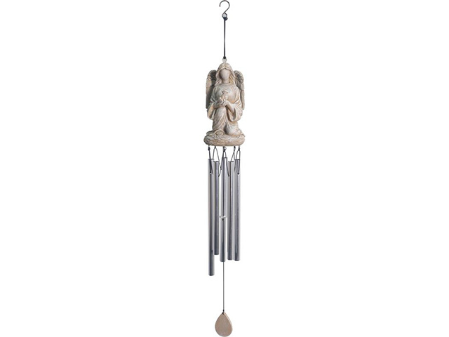 65CM KNEELING ANGEL WINDCHIME SOLD QTY 2