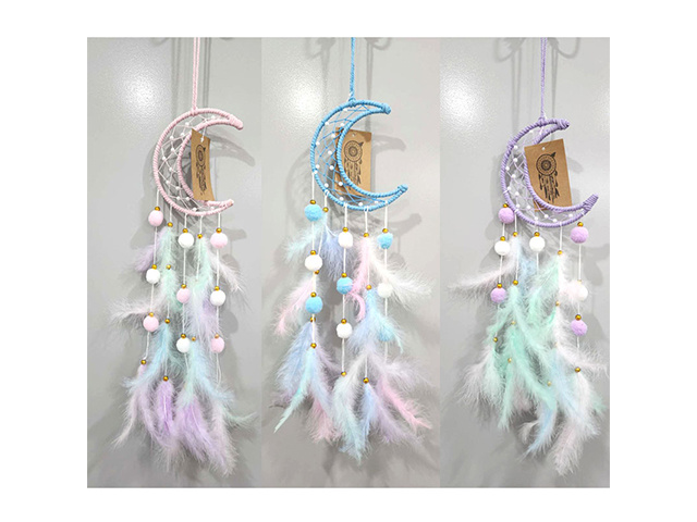 DREAM CATCHER MOON 15X60CM SOLD QTY 6