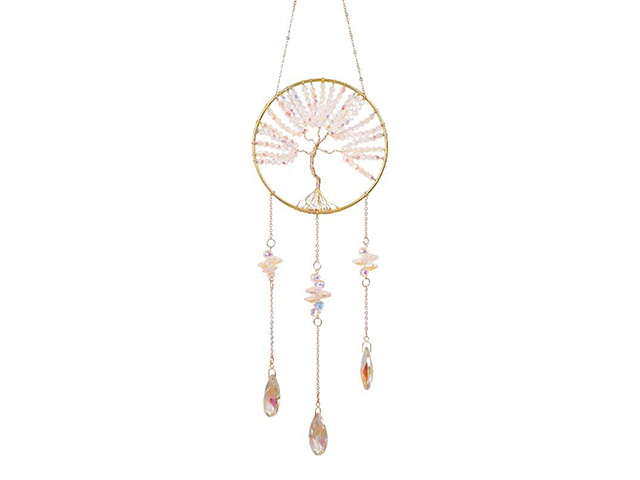 54CM CRYSTAL TREE OF LIFE HANGER