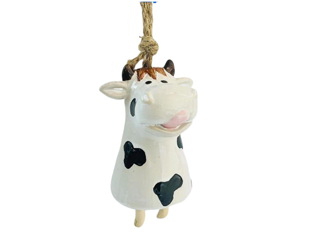 PORCELAIN COW W/CHIME 7.6X7.4X10.7CM
sold qty6