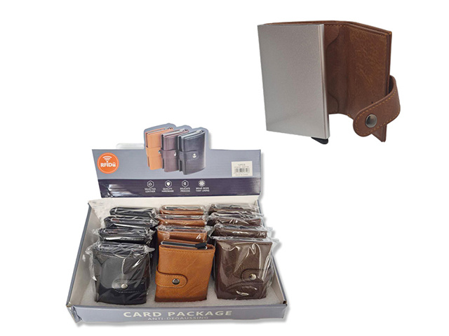 CREDIT CARD SAFE WALLET 7X9.5CM UN12