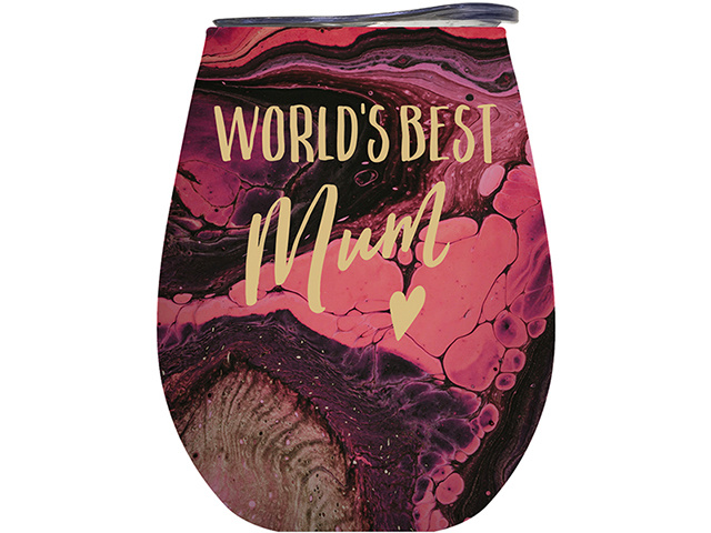 BEST MUM WINE TUMBLER SOLD QTY2