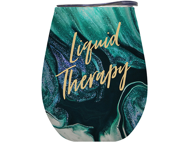 LIQUID THERAPY WINE TUMBLER SOLD QTY2