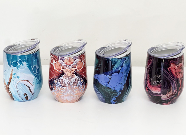 ON CLOUD WINE TUMBLER 4ASST SOLD QTY8