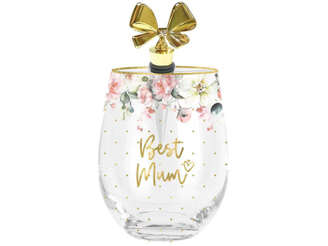 BEAUTIFUL INSIDE OUT MUM STEMLESS STOPPER 600ML