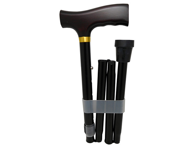 W/STICK FOLD ADJ BLACK 83-95CM