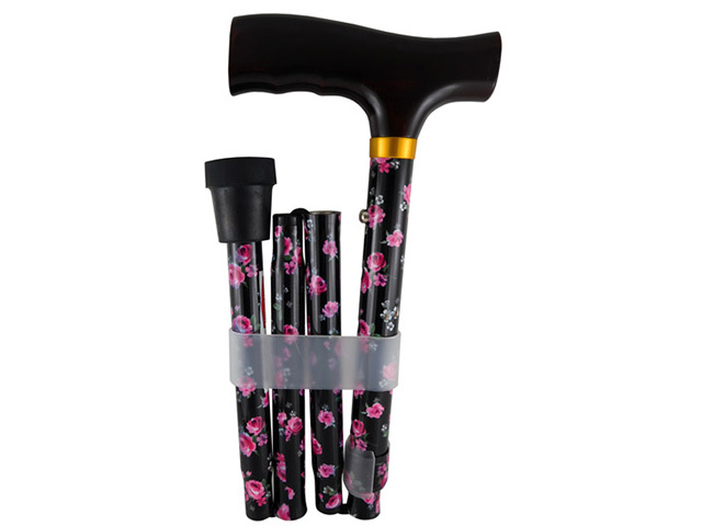 W/STICK FLD ADJ ROSE 73-85CM
