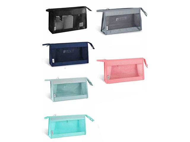 COSMETIC BAG 26X15CM 6ASST