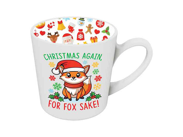 CHRISTMAS AGAIN MUG 420ML QTY 2