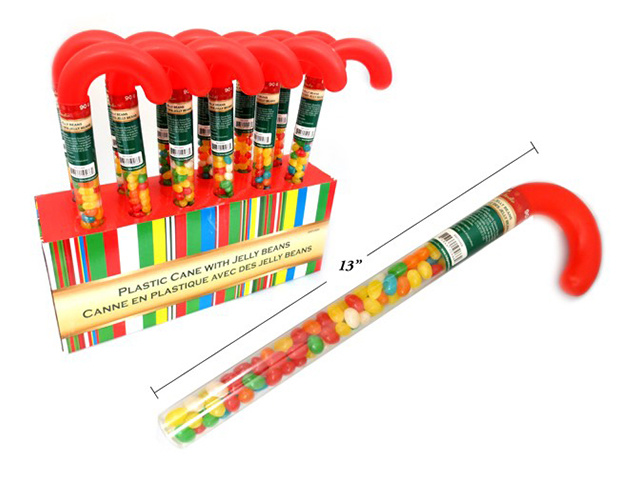 CANDY CANE SHAPE JELLY BEANS UN24