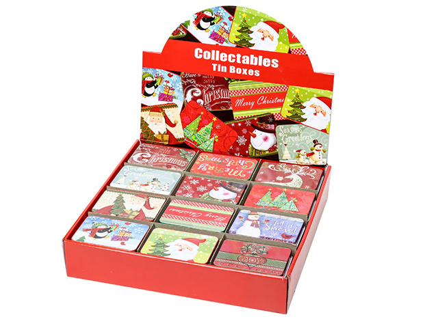 XMAS GIFT CARD TIN UN24